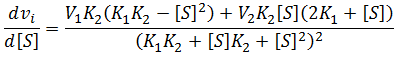 General substrate inhibition kinetics equation