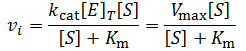 Michaelis-Menten equation