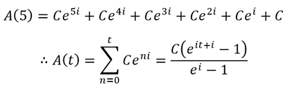 Accumulation function periodic contributions