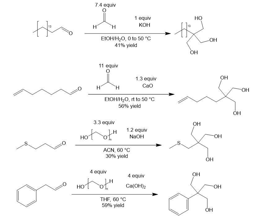 Tollens condensation reaction conditions